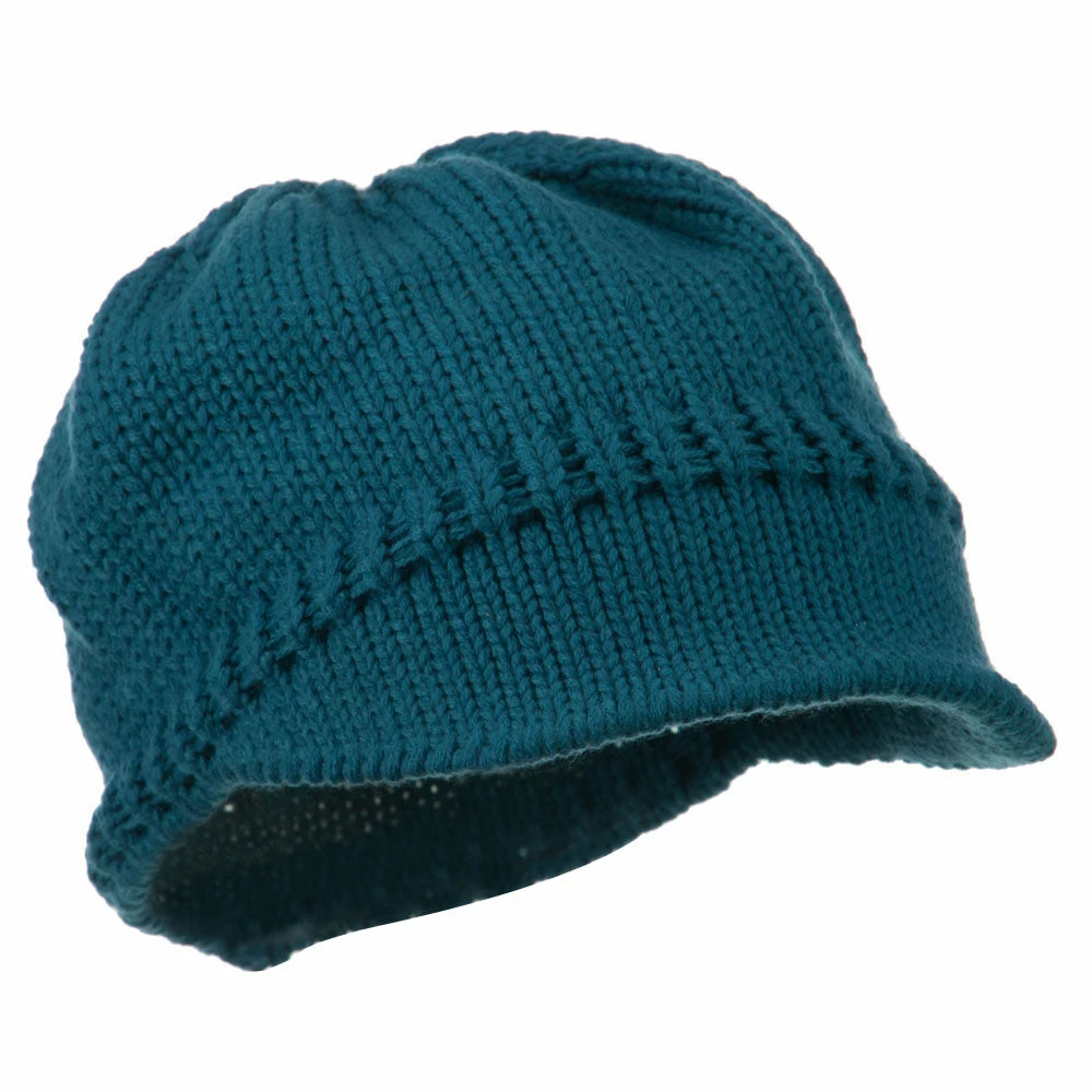 Cheveux Woman's Knit Soft Beanie Visor - Image 9