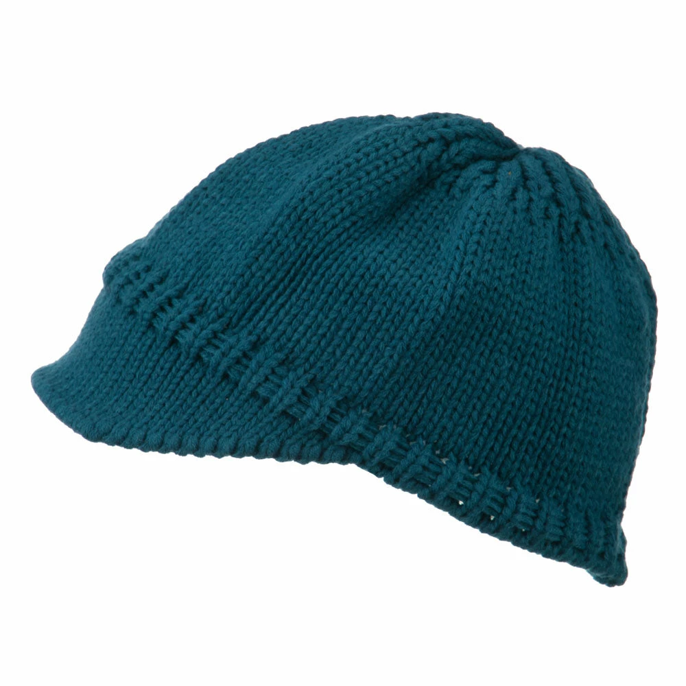 Cheveux Woman's Knit Soft Beanie Visor - Image 10