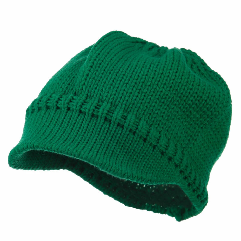 Cheveux Woman's Knit Soft Beanie Visor - Image 46