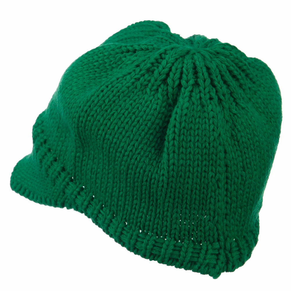 Cheveux Woman's Knit Soft Beanie Visor - Image 47