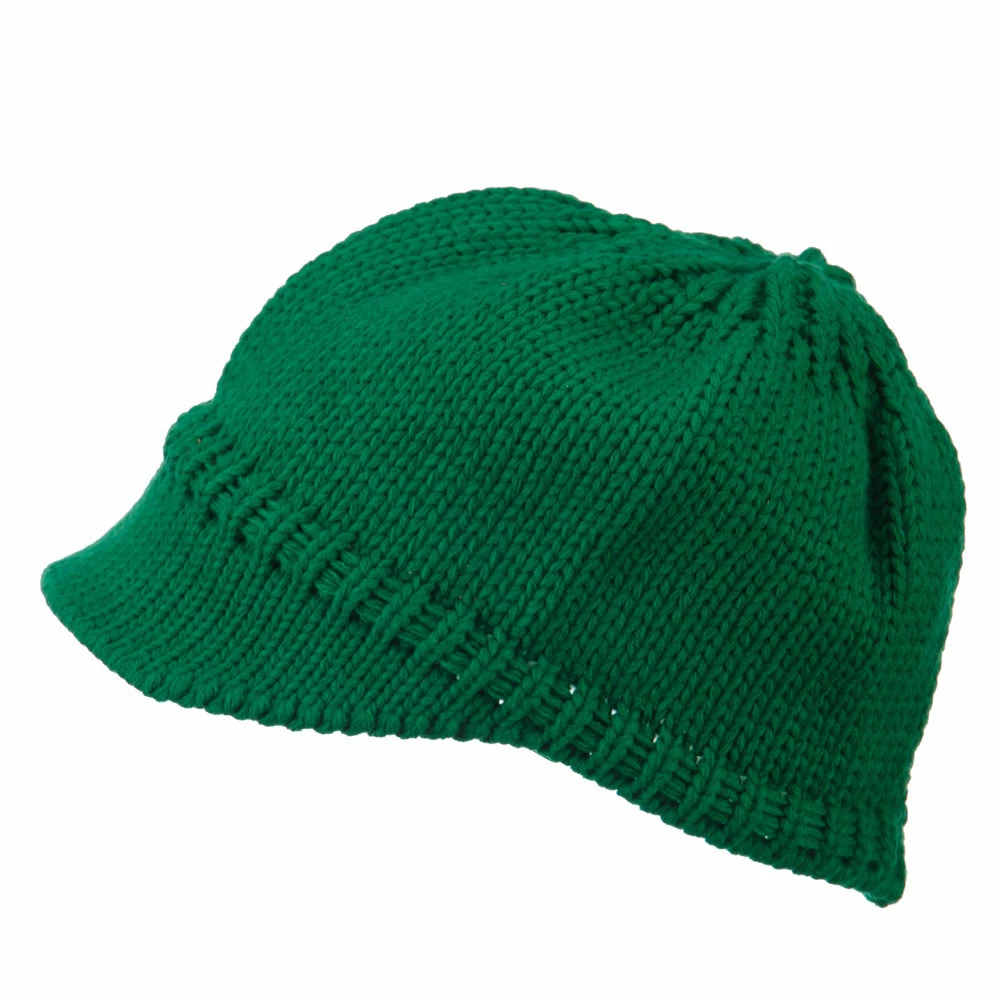 Cheveux Woman's Knit Soft Beanie Visor - Image 50
