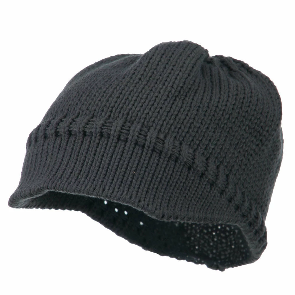 Cheveux Woman's Knit Soft Beanie Visor - Image 16