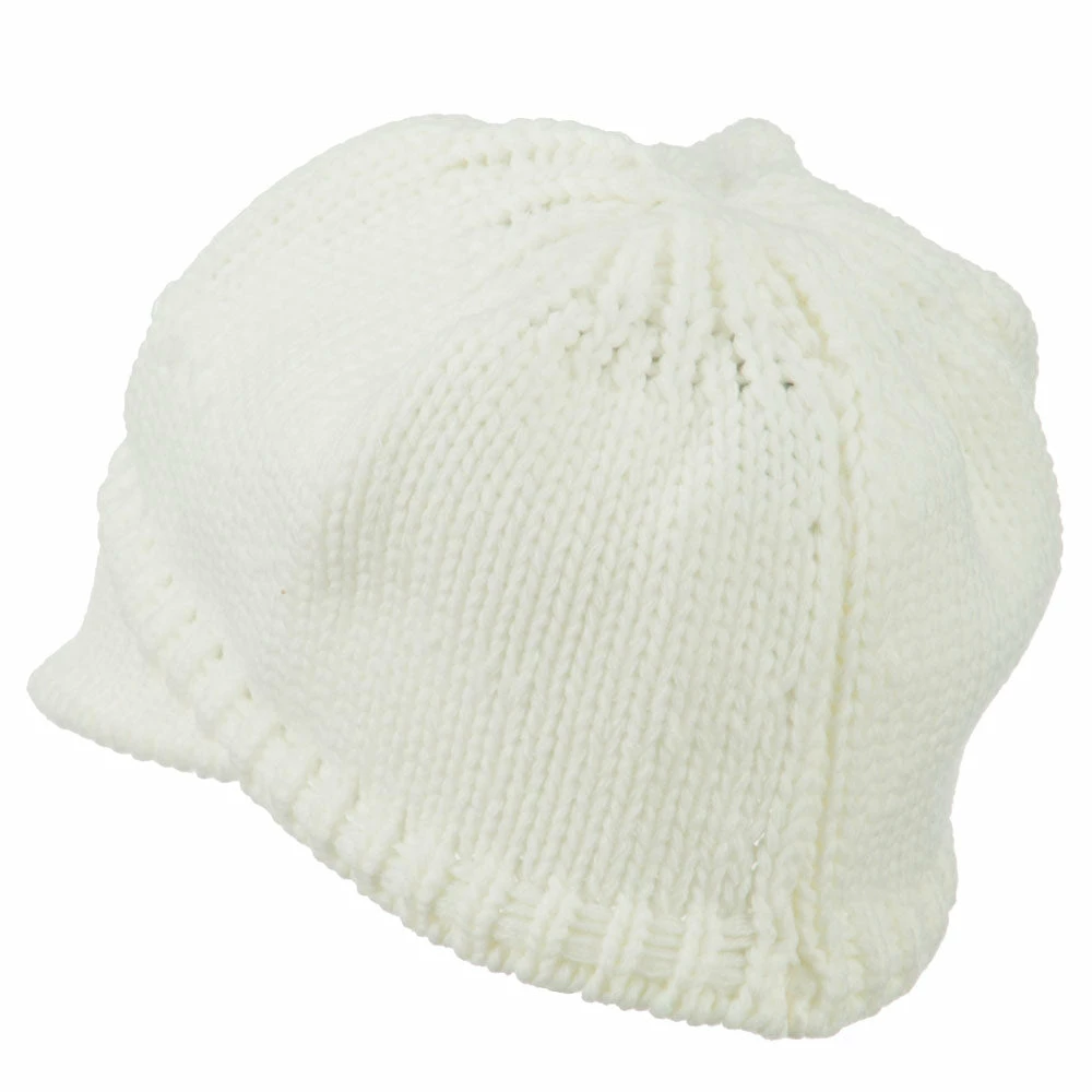 Cheveux Woman's Knit Soft Beanie Visor - Image 27