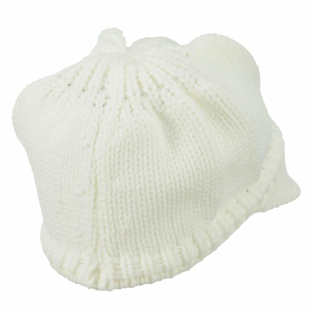 Cheveux Woman's Knit Soft Beanie Visor - Image 28