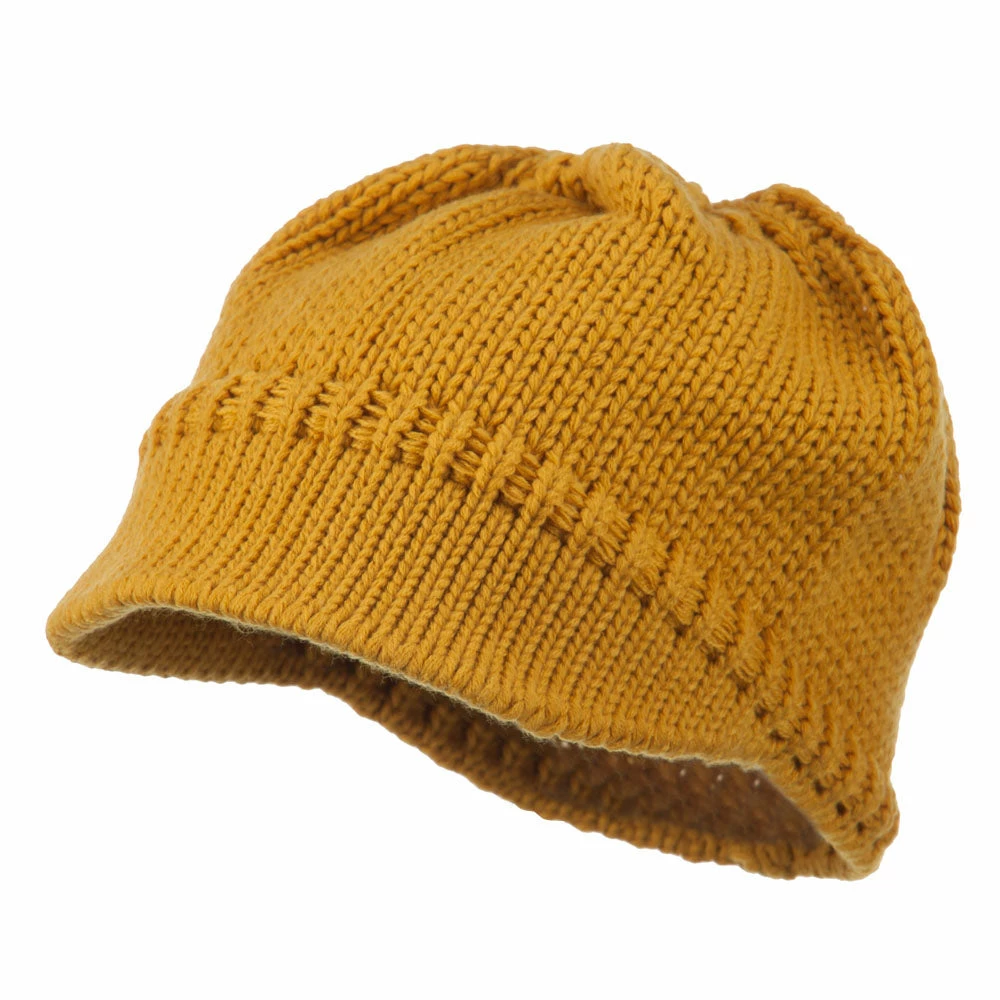 Cheveux Woman's Knit Soft Beanie Visor - Image 66