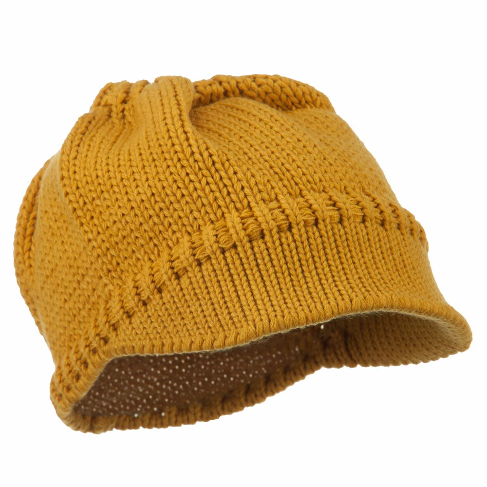Cheveux Woman's Knit Soft Beanie Visor - Image 69