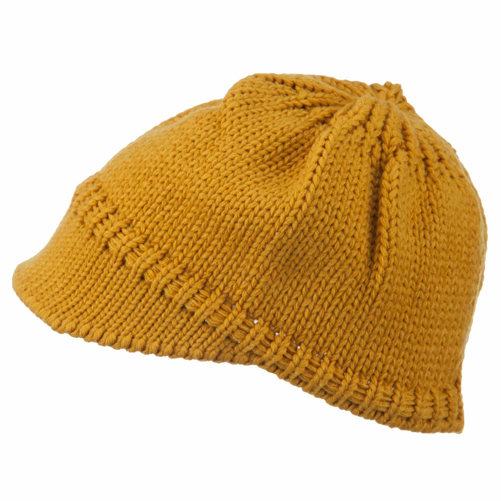 Cheveux Woman's Knit Soft Beanie Visor - Image 70