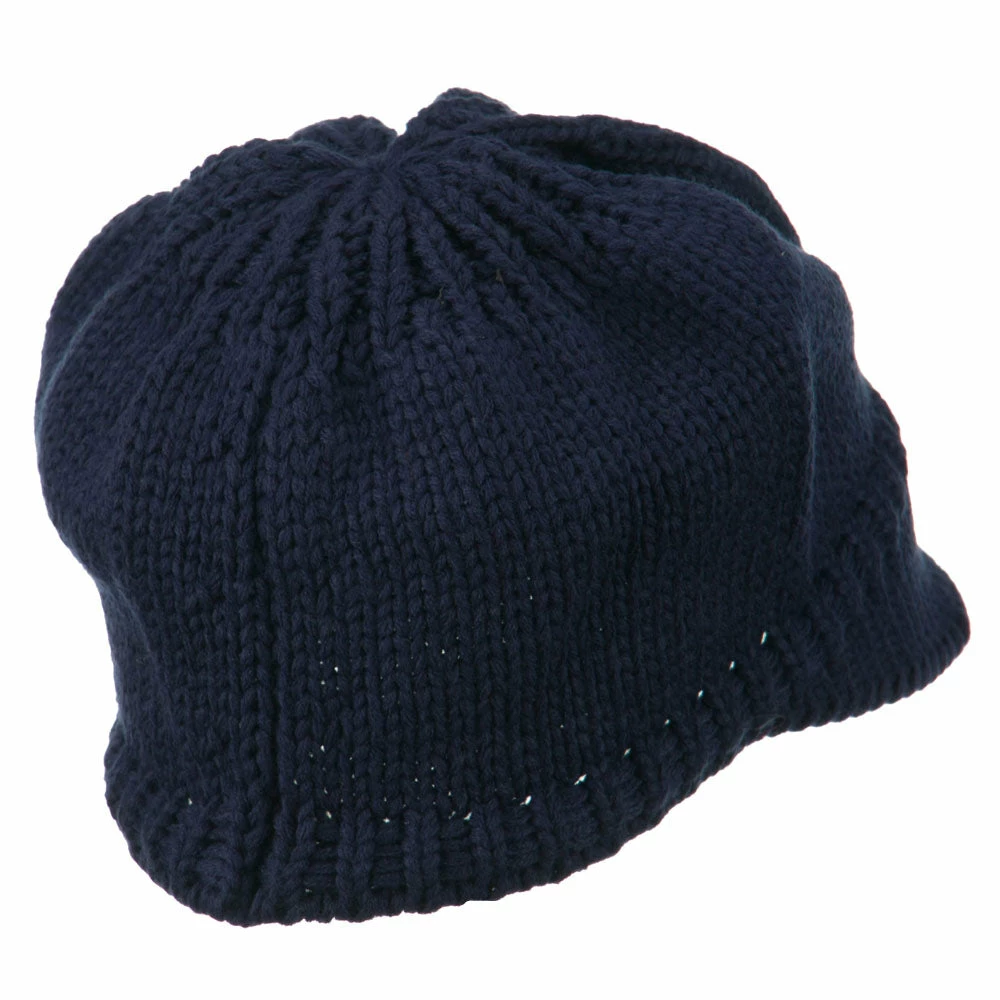 Cheveux Woman's Knit Soft Beanie Visor - Image 38