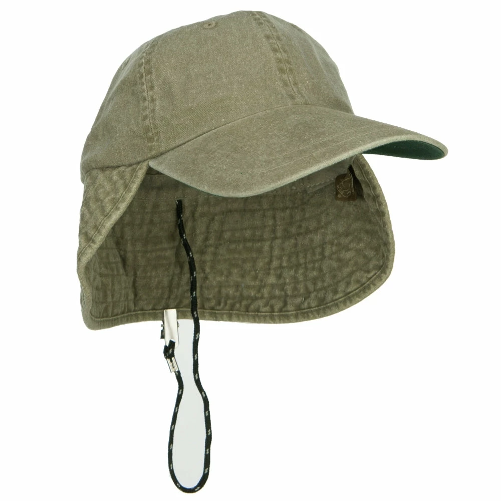MG Washed Cotton Flap Hats - Image 4