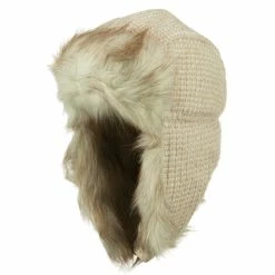 Jeanne Simmons Women's Crocheted Knit Trooper Hat