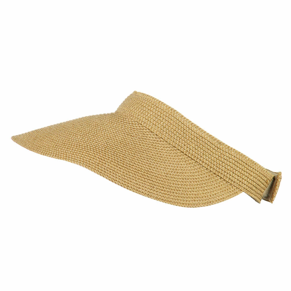 Jeanne Simmons Women's UPF 50+ Metallic Poly Paper Braid Visor - Image 5