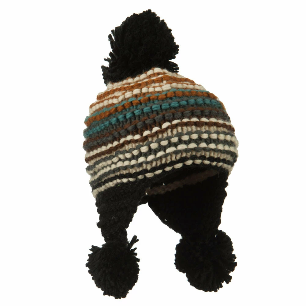 Jeanne Simmons Women's Mix Yarn Pom Ski Beanie - Image 4