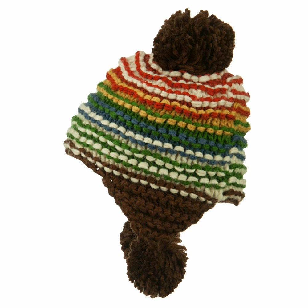 Jeanne Simmons Women's Mix Yarn Pom Ski Beanie - Image 10