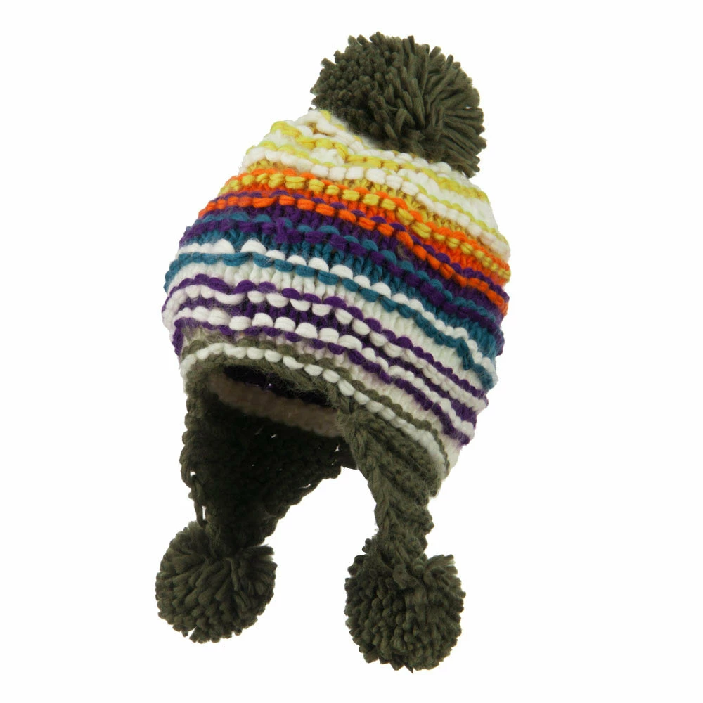 Jeanne Simmons Women's Mix Yarn Pom Ski Beanie - Image 11