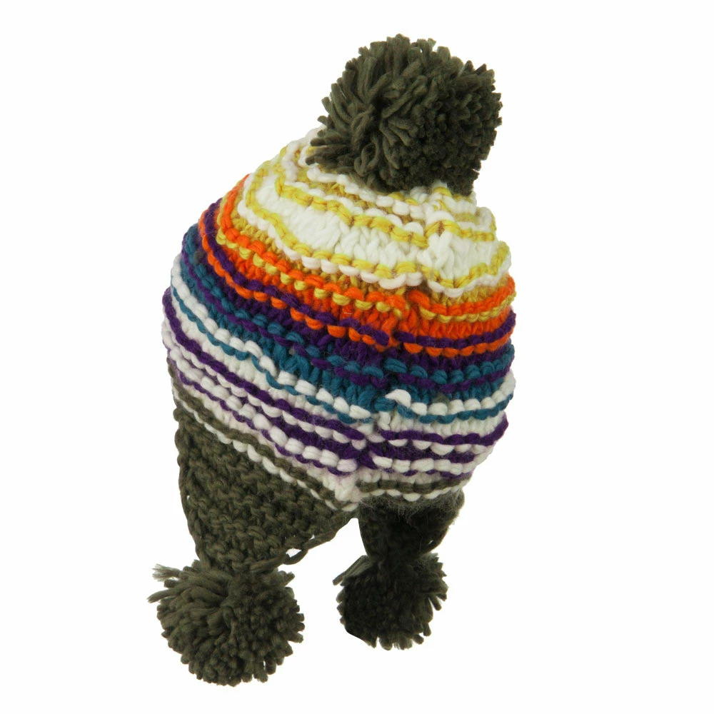 Jeanne Simmons Women's Mix Yarn Pom Ski Beanie - Image 12