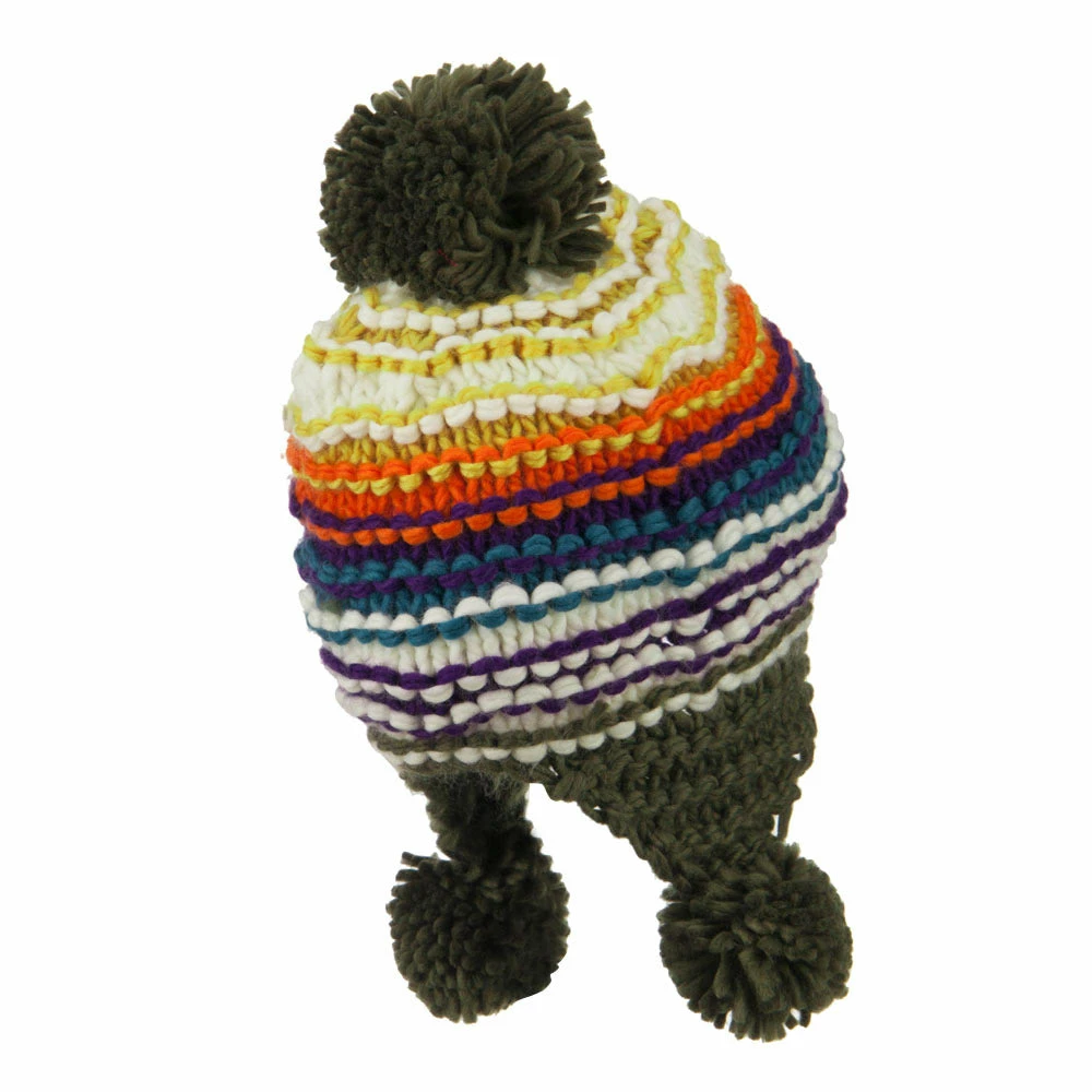 Jeanne Simmons Women's Mix Yarn Pom Ski Beanie - Image 13
