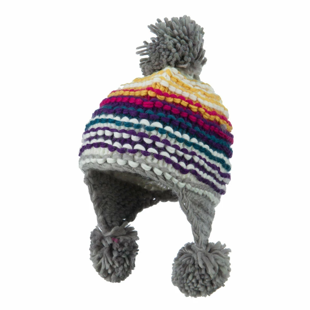 Jeanne Simmons Women's Mix Yarn Pom Ski Beanie - Image 16