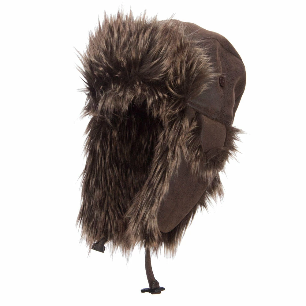 Jeanne Simmons Faux Leather And Fur Trooper Hat - Image 6