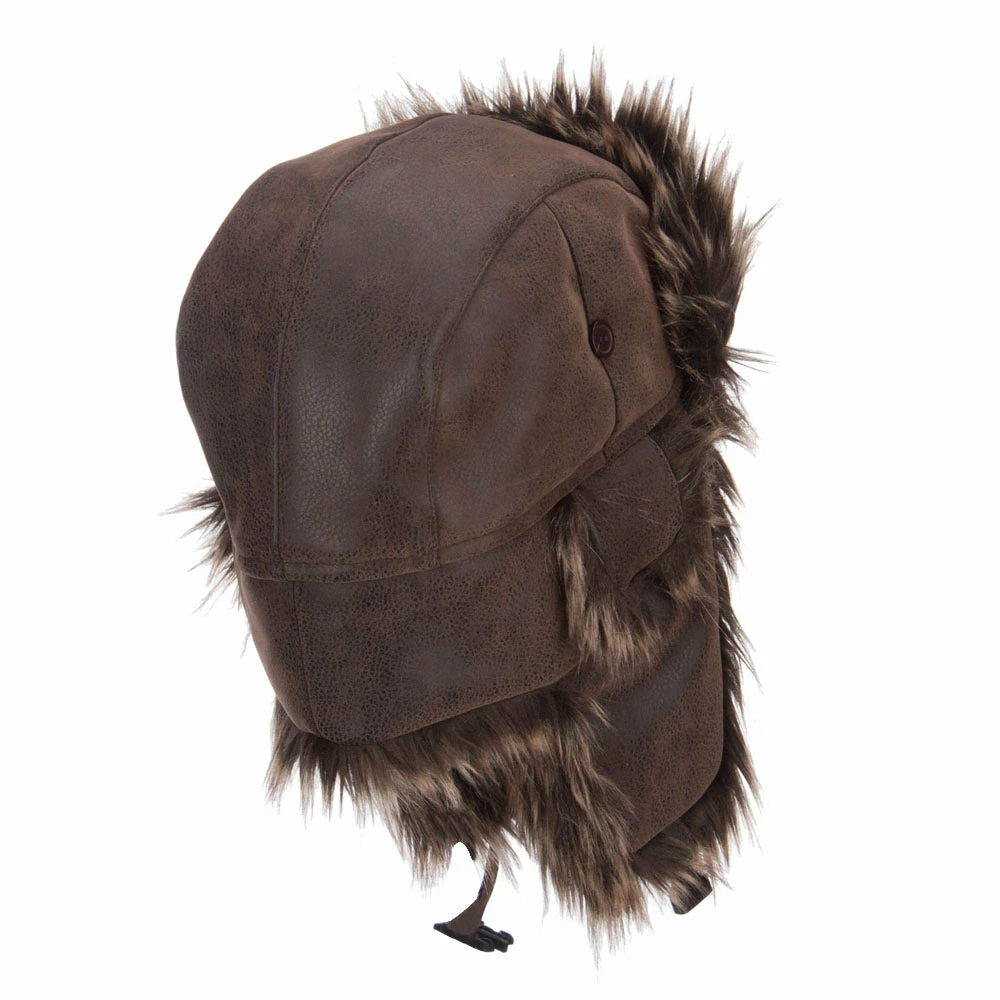 Jeanne Simmons Faux Leather And Fur Trooper Hat - Image 8