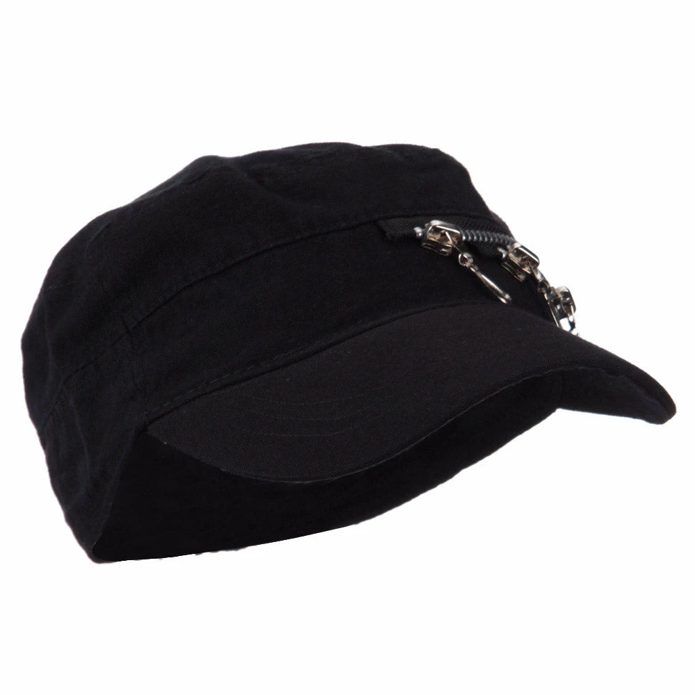 Hatiya Three Layer Zippered Army Cap - Image 4