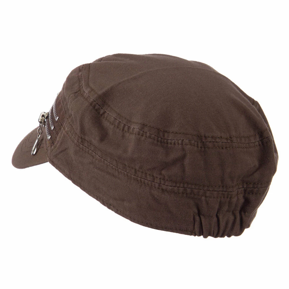 Hatiya Three Layer Zippered Army Cap - Image 12