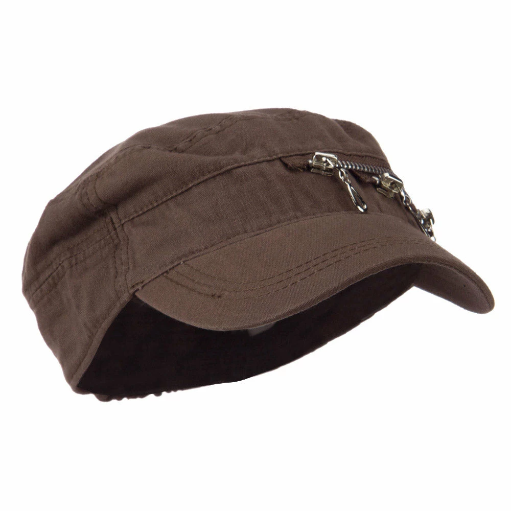 Hatiya Three Layer Zippered Army Cap - Image 14