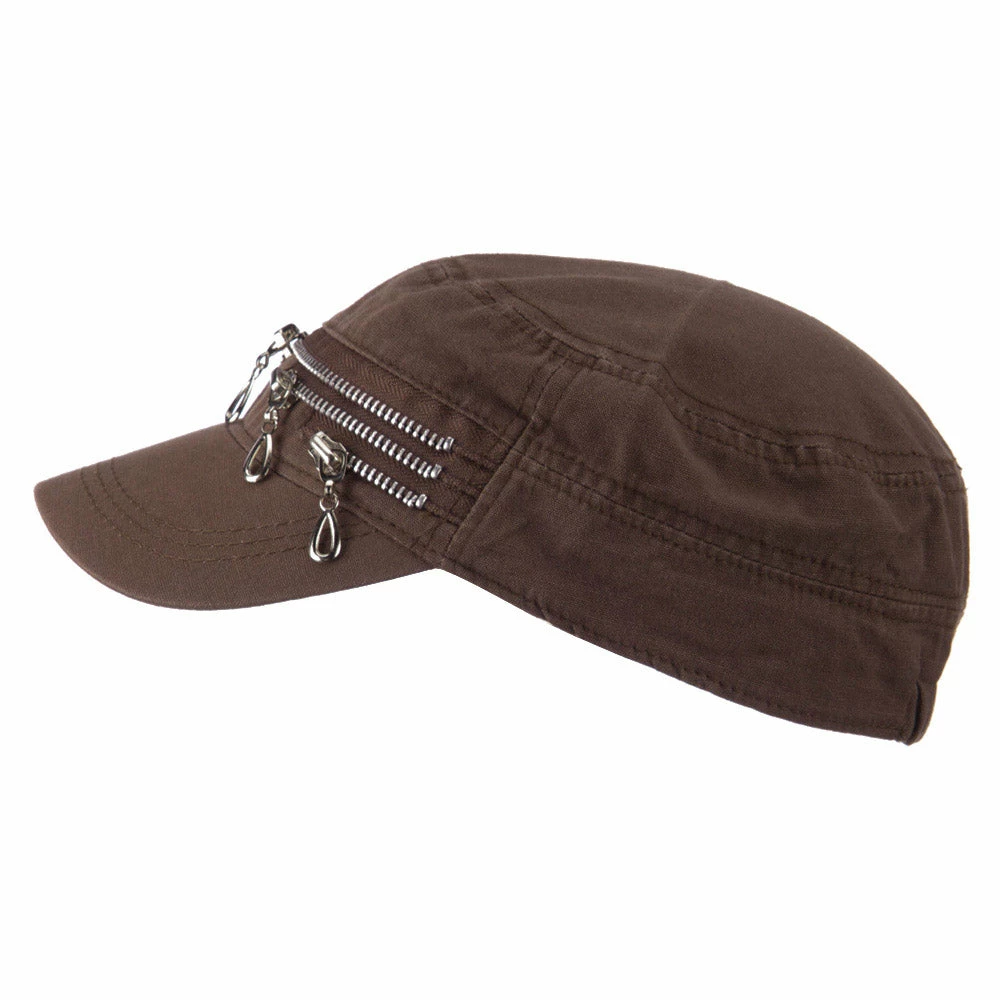 Hatiya Three Layer Zippered Army Cap - Image 15
